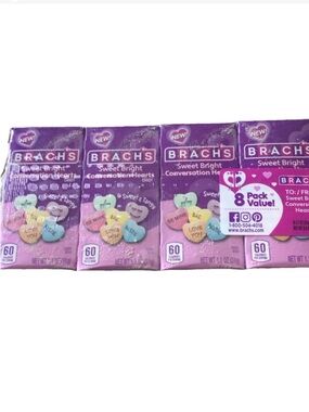 Brach's Sweet Bright Conversation Hearts 8 Pack Exp 9/11/2026 Party Favor Candy